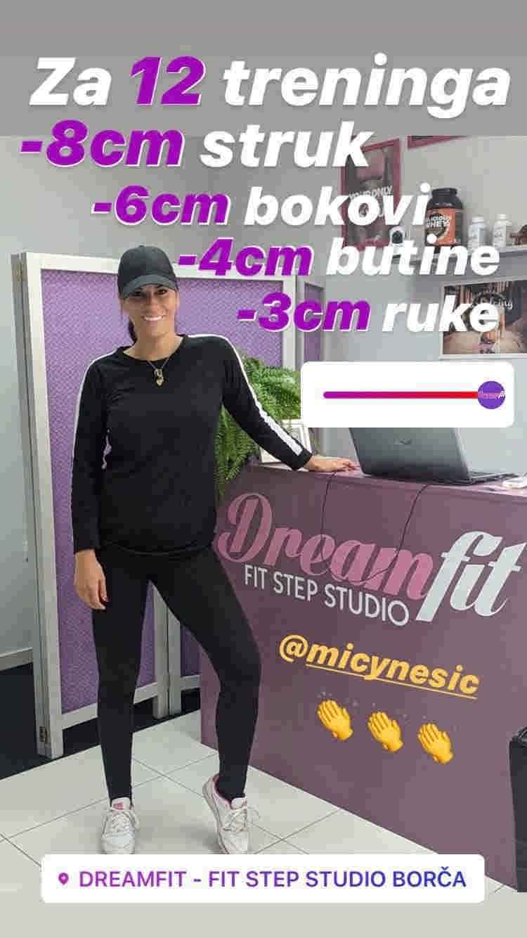 rezultati trening u dreamfit borca 