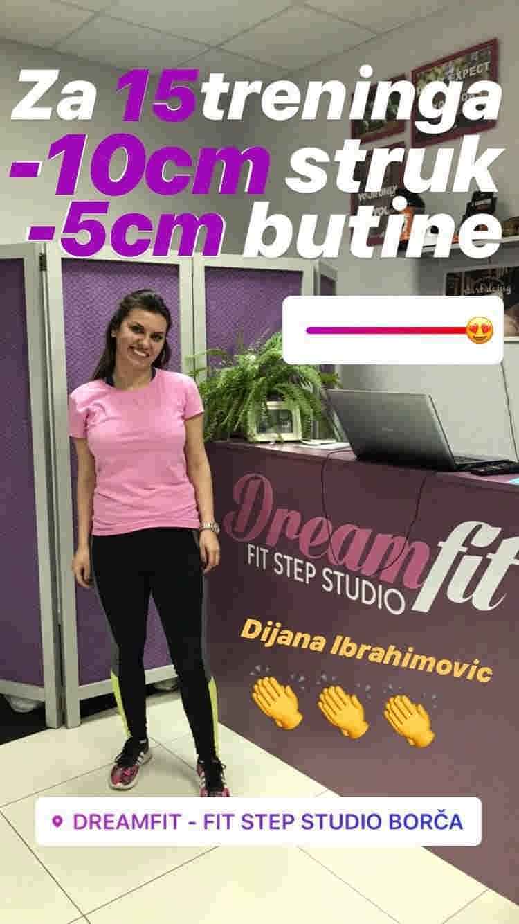 rezultati trening u dreamfit borca 