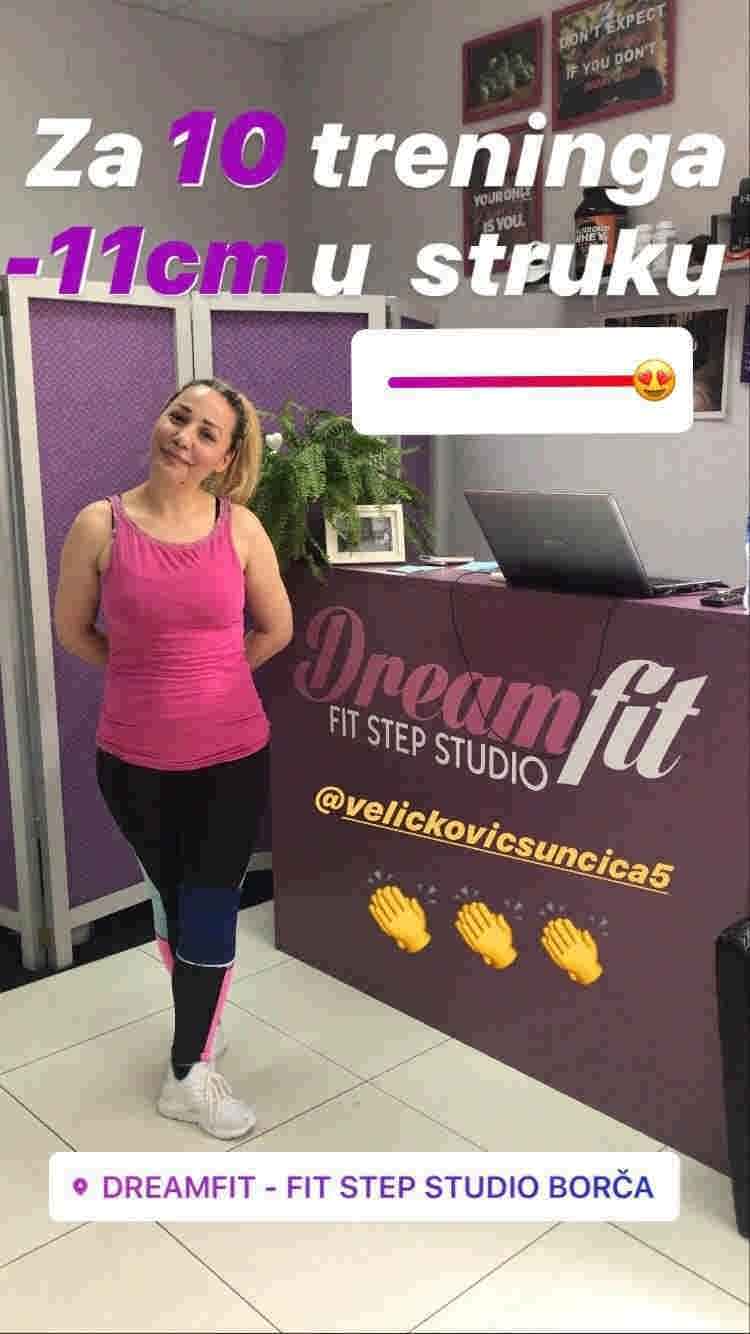 rezultati trening u dreamfit borca 