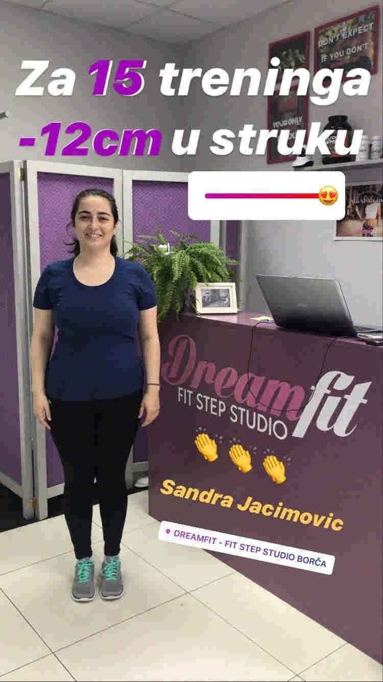 rezultati trening u dreamfit borca 