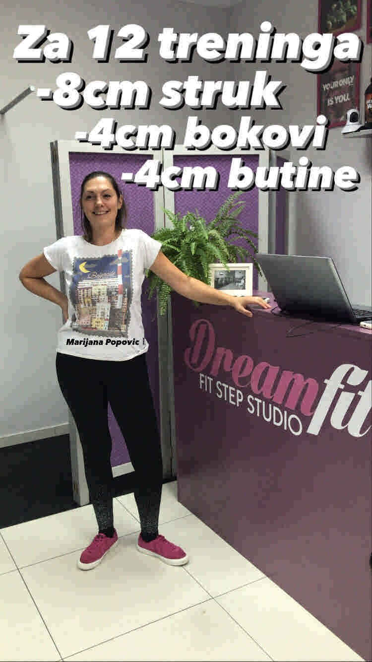 rezultati trening u dreamfit borca 