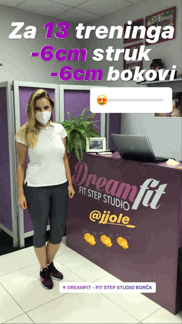 rezultati trening u dreamfit borca 