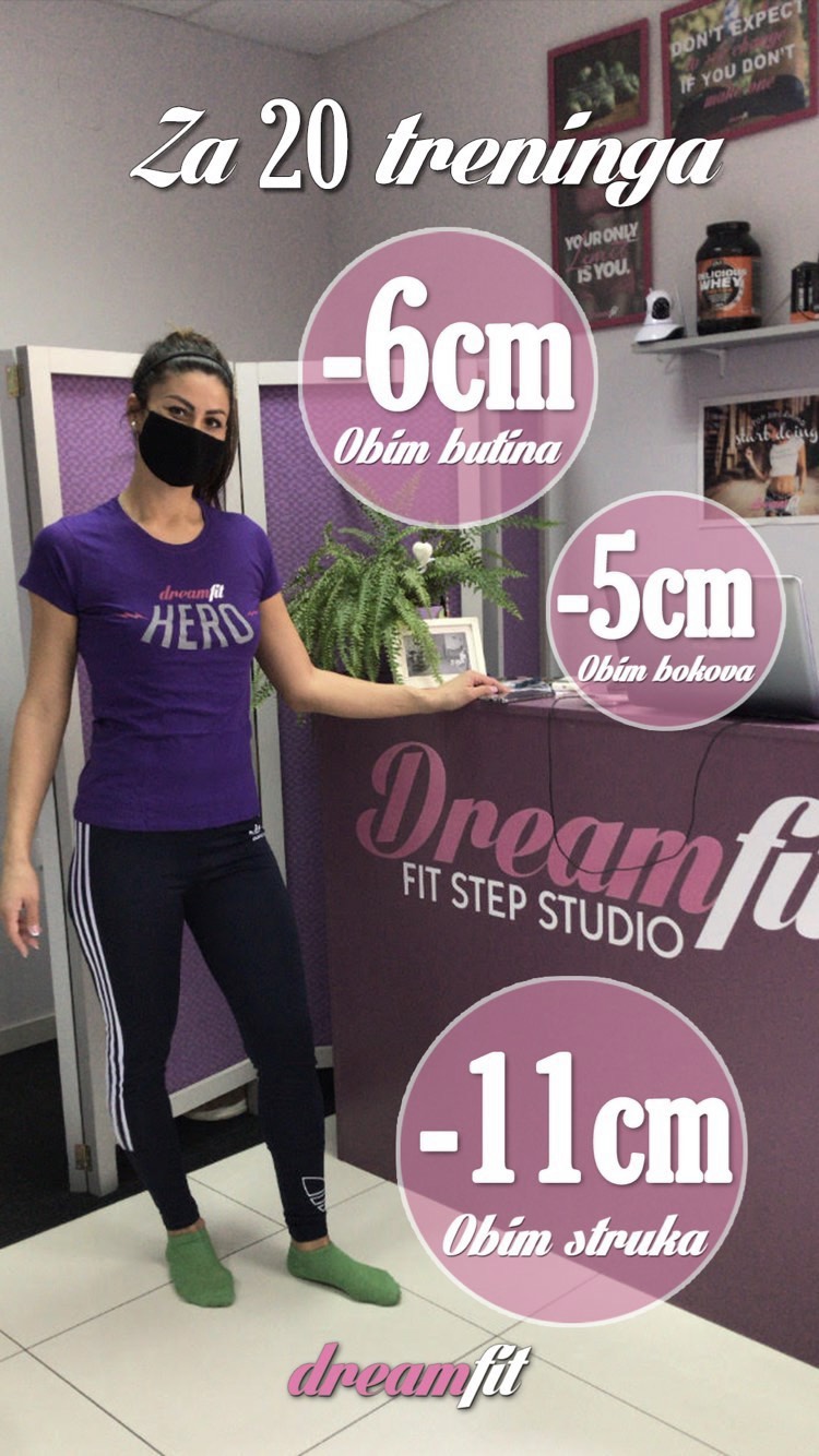 rezultati trening u dreamfit borca 