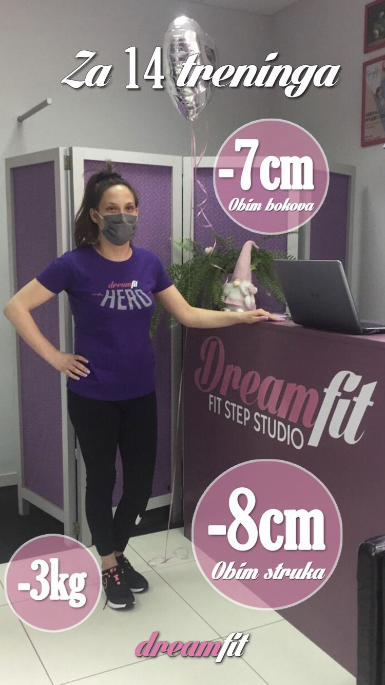 rezultati trening u dreamfit borca 